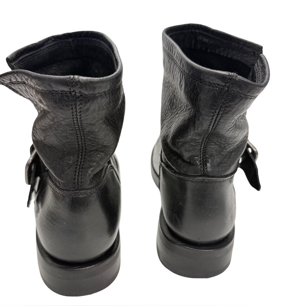 Frye Black Leather Veronica Flex Moto Bootie Size 7.5 NWOT - Picture 5 of 14